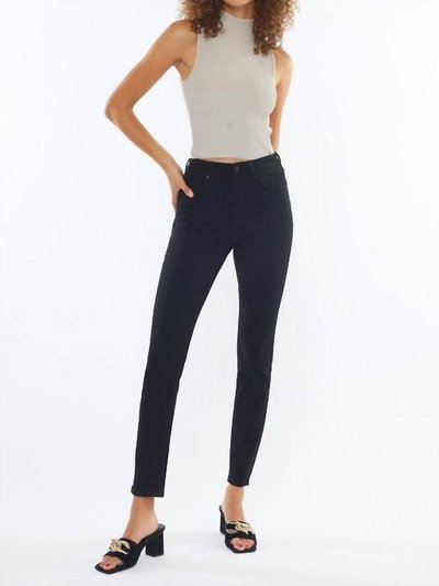 Kancan Ariel High Rise Black Cigarette Jeans In Grey product
