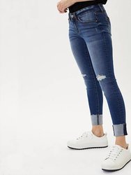 Curvy Ultra Highrise Cuffed Jeans
