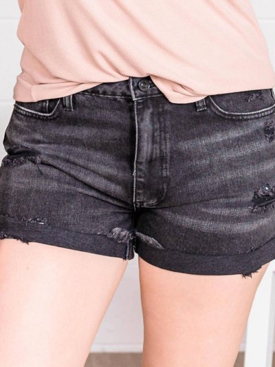 Kancan High Rise Frayed Hem Shorts product