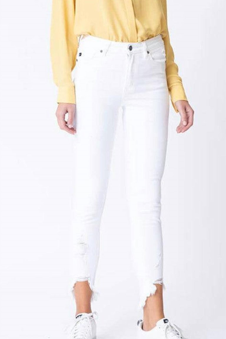 High Rise Jeans - White
