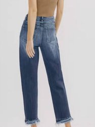 High Rise Relax Tapered Fit Jeans