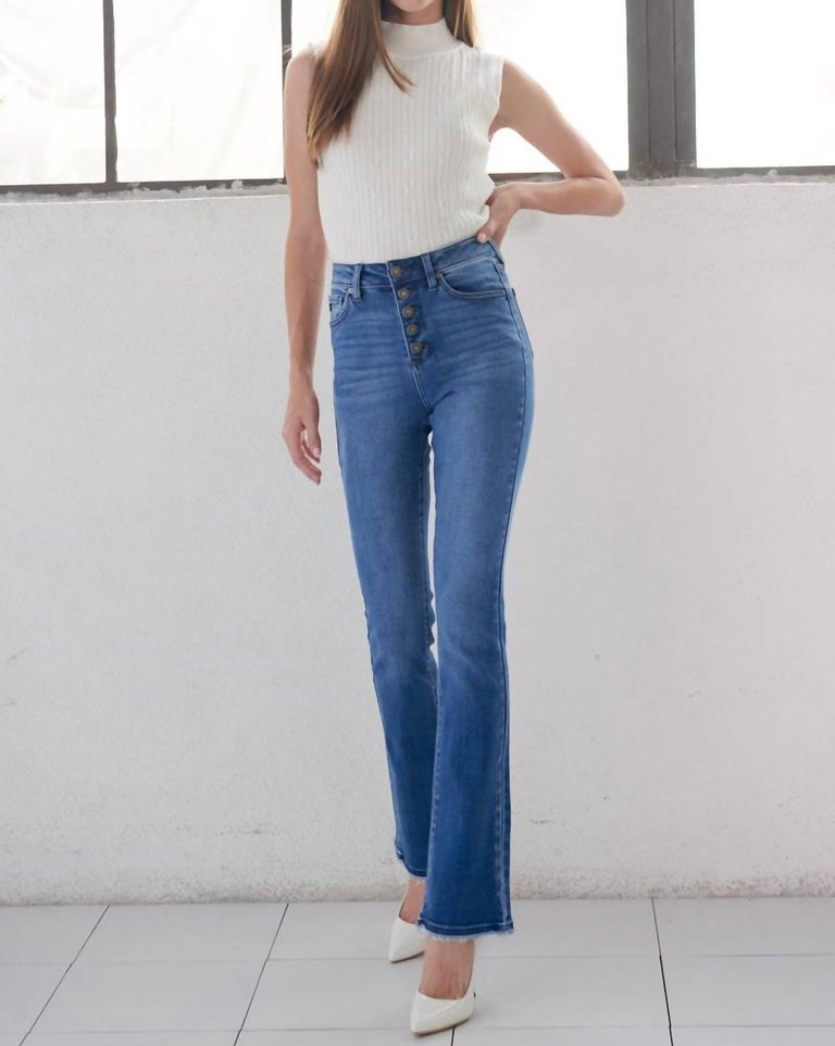 Rainn Ultra High Rise Flare Jeans