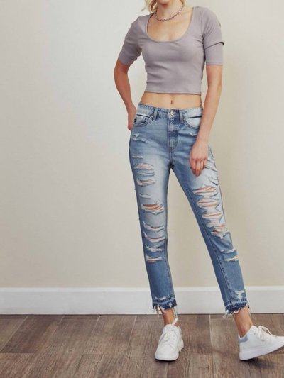 Kancan Skittles And Sunbeams Jeans In Light Wash product