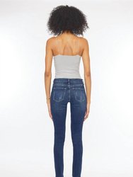 Tobie Mid Rise Super Skinny Jeans