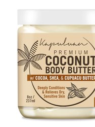 Coconut Body Butter with Cocoa, Shea, & Cupuaçu Butter