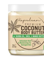 Coconut Body Butter with Jojoba Oil, Sheam & Mango Butter