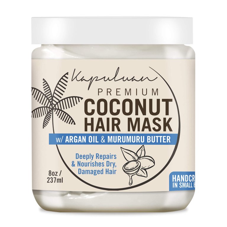 Coconut Hair Mask: Coconut Oil with Argan Oil & Murumuru Butter