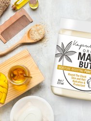 Kapuluan Mango Butter Raw Organic, Unrefined, Skin Moisturizing, Mango Body Butter Organic Mango Butter 8oz