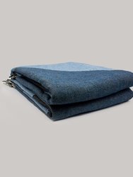 Zeze Throw Blanket - Cloudy Blue Multi
