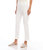 Cropped Pintuck Pants In Off White