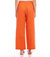 Drawstring Wide Leg Pants In Orange