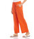 Drawstring Wide Leg Pants In Orange