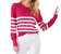 Stripe Sweater In Pink