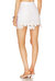 Amelia Embroidered Skirt In Seashell White