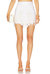 Amelia Embroidered Skirt In Seashell White - Seashell White