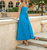 Greta Midi Dress In Azure