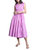 Virginia Midi Dress In Lavender - Lavender