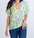 Floral V-Neck Top - Lime