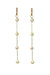Pearl Chandelier Earrings - Gold