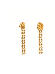 Shell Drop Earring Mini - Gold