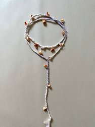 Silk Rope With Shells - Onyx