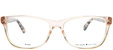 Calley Rectangle Plastic Eyeglasses In Pink Havana