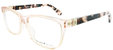 Calley Rectangle Plastic Eyeglasses In Pink Havana - Pink Havana