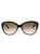 Cat-Eye Plastic Tortoise Sunglasses With Brown Gradient Lens