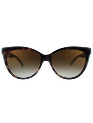 Daesha/S Butterfly Plastic Sunglasses With Brown Gradient Polarized Lens