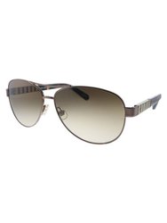 Dalia Aviator Metal Havana Sunglasses With Brown Gradient Lens - Havana