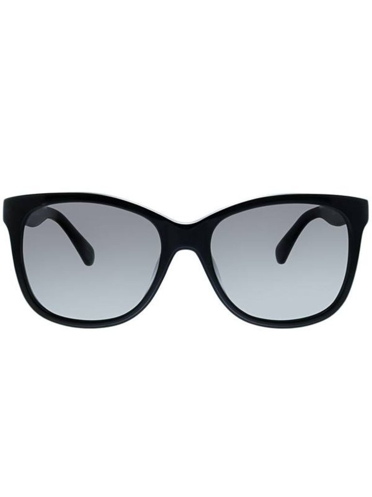 Danalyn Square Plastic Sunglasses With Grey Polarized Lens
