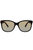 Danalyn Square Plastic Tortoise Sunglasses With Brown Gradient Lens In Havana - Havana