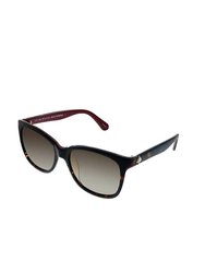 Danalyn Square Plastic Tortoise Sunglasses With Brown Gradient Lens In Havana