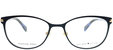 Jabria Cat-Eye Metal Eyeglasses In Blue