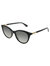 Janalynn Cat-Eye Plastic Sunglasses With Grey Polarized Lens - Black