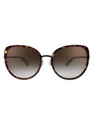 Jensen/G/S Butterfly Plastic Sunglasses With Brown Gradient Lens