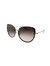 Jensen/G/S Butterfly Plastic Sunglasses With Brown Gradient Lens - Dark Havana