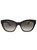 Jerri/S Cat-Eye Plastic Sunglasses With Brown Gradient Lens