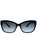 Johanna Cat-Eye Plastic Sunglasses With Grey Gradient Lens