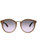 Joylyn Oval Plastic Sunglasses With Rose Mirror Lens