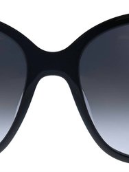 Karalyn/S Square Plastic Sunglasses With Grey Gradient Lens