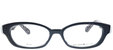 Low Bridge Fit Amedia/F Square Plastic Eyeglasses In Black