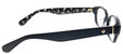 Low Bridge Fit Amedia/F Square Plastic Eyeglasses In Black