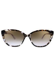Philippa/G/S Cat-Eye Plastic Sunglasses With Purple Gradient Lens