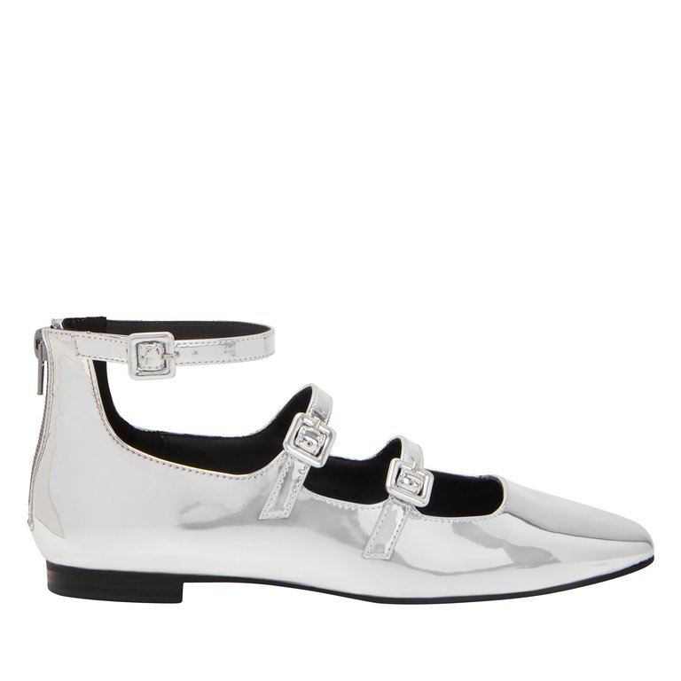 Confidant Mary Jane Sandal - Silver - Silver