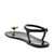 Iconic Geli® Sandal - Black Lock & Key