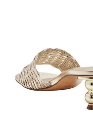 The Beed Too Zig Zag  Sandal - Gold