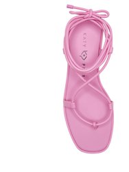 The Busy Bee Lace up Sandal - Wild Rose