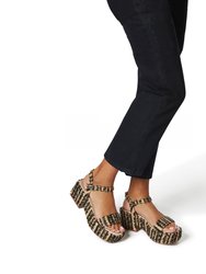 The Busy Bee Strappy Sandal - Black Multi