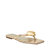 The Camie Shell Sandal - Gold - Gold